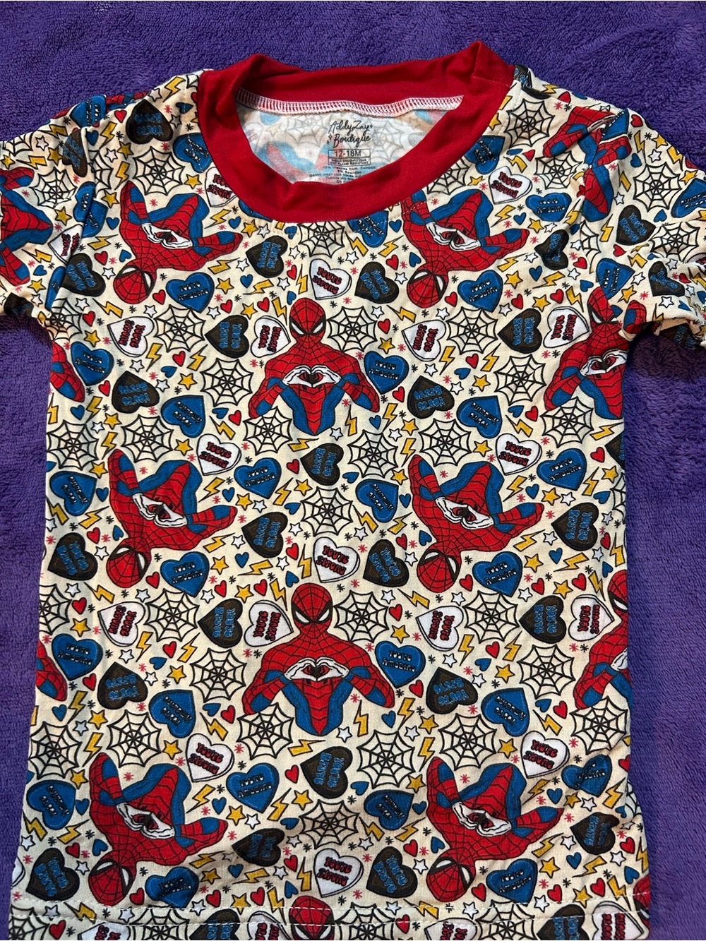 Spider-Man Graphic Tee - Red, Blue & White